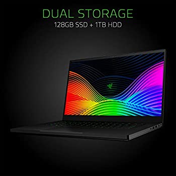 Razer Blade 15 Gaming Laptop 2019: Intel Core i7-9750H 6 Core, NVIDIA GeForce GTX 1660Ti, 15.6″ FHD 1080p 60Hz, 16GB RAM, 128GB SSD + 1TB, CNC Aluminum, Chroma RGB Lighting, Thunderbolt 3 - Image 2
