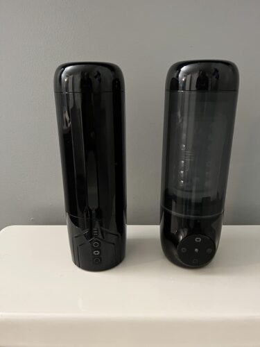 4 in 1 Upgraded Male Masturbator 4s Lockable Penis Pump One-click Release Vacuum Pumps 7 Rhythmic Suction 7 Smooth Rotation Automatic Male Masturbators Pocket Pussy Adult Sex Toys Men(Black) photo review